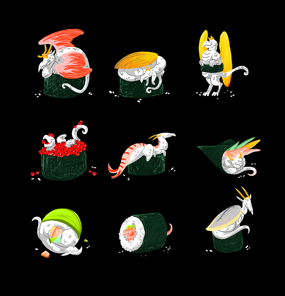 Sushi Dragons